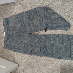 REVICE Camouflage Wide Leg Jeans